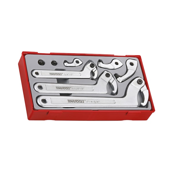 TTHP08 - 8 Piece Hook and Pin Wrench Set